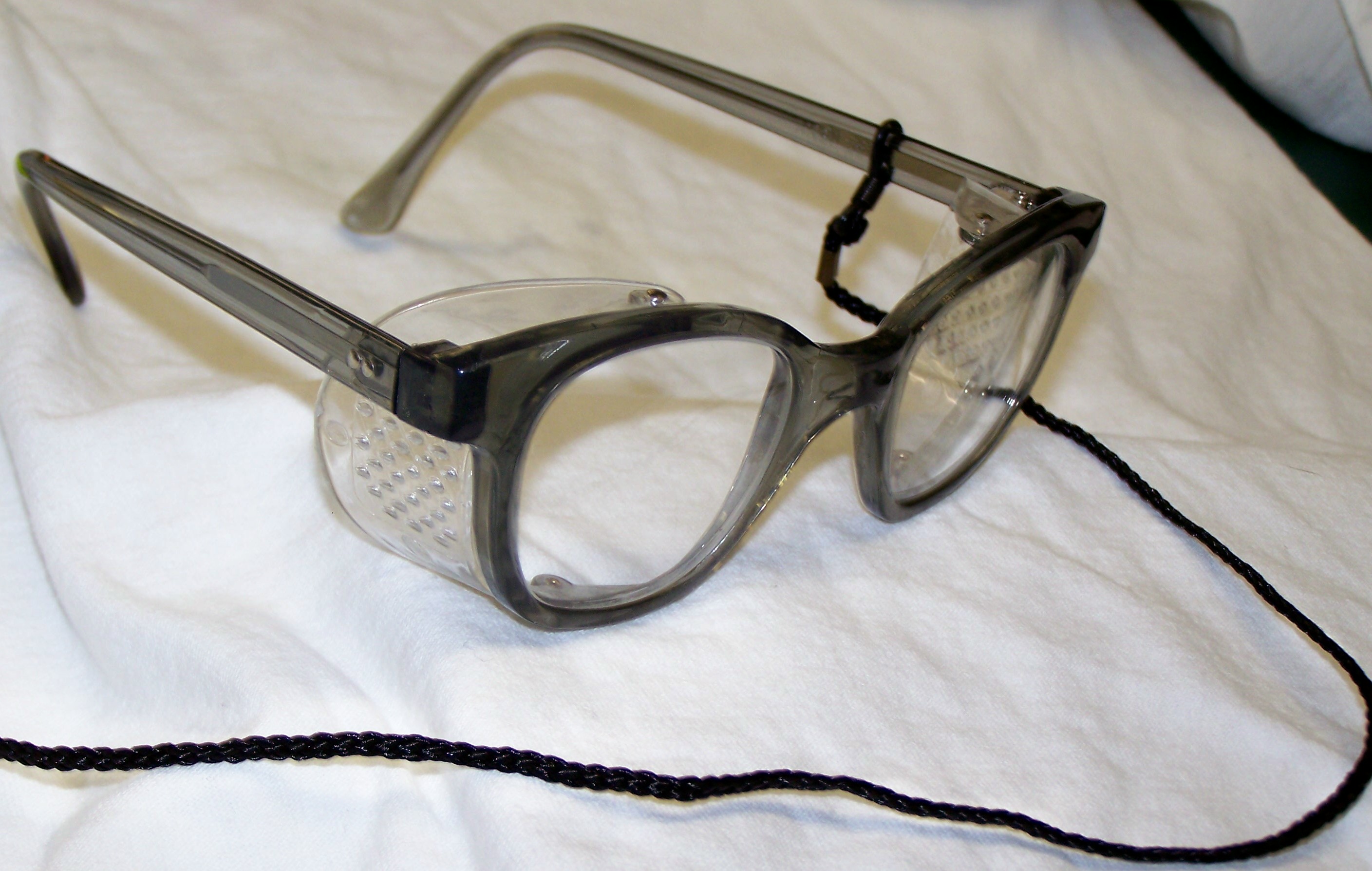 Clear Safety Glasses with vented side